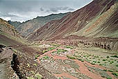 Ladakh - Hemis area famous for the trekking possibilities and for the Hemis Gompa.